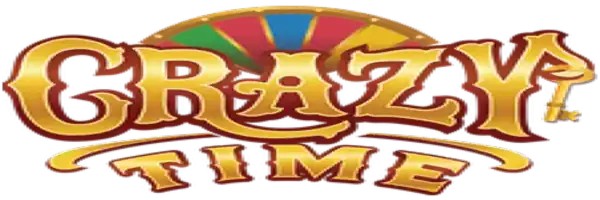 Crazy Time logo – Live Casino by Evolution at Wild Robin Casino