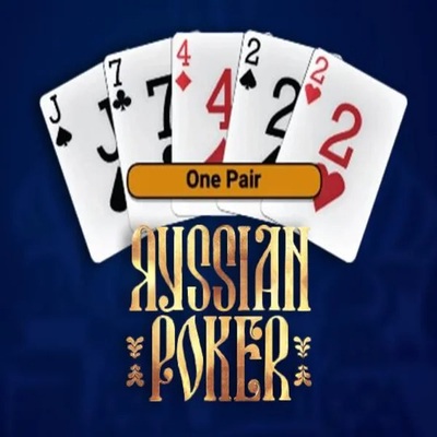 Russian Poker slot visual from OneTouch Games available on wildsrobin.de